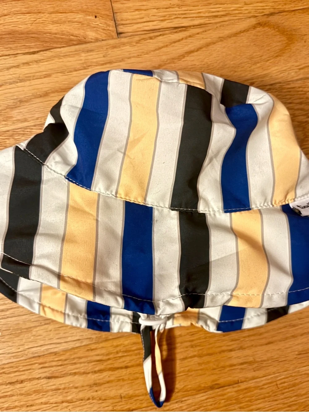 Toddler Bucket Hat with Retro Stripes